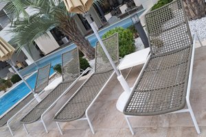 Pool och strand