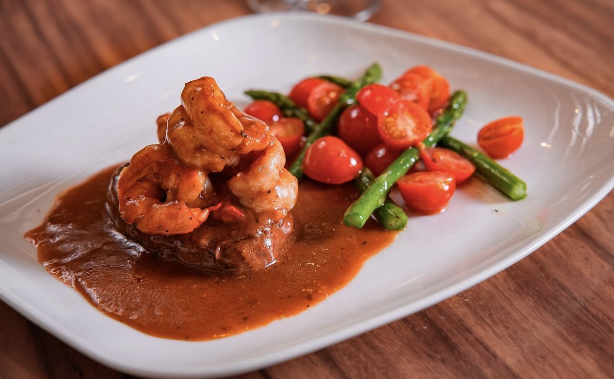 Filete con Camarones