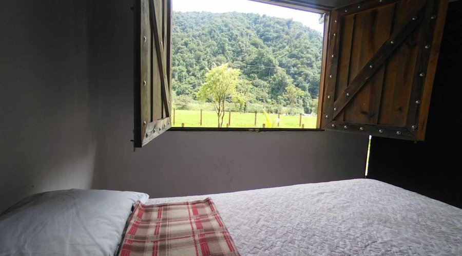 increíble vista a la montaña 