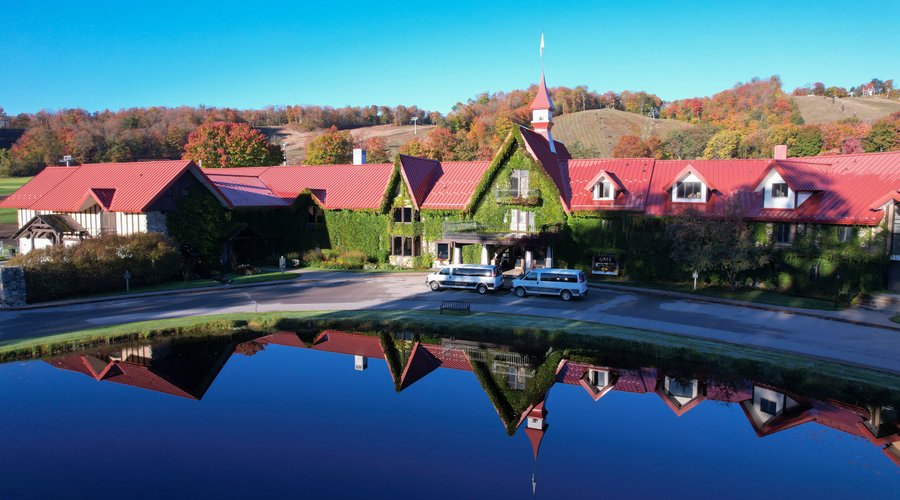 The Highlands Main Lodge in Fall