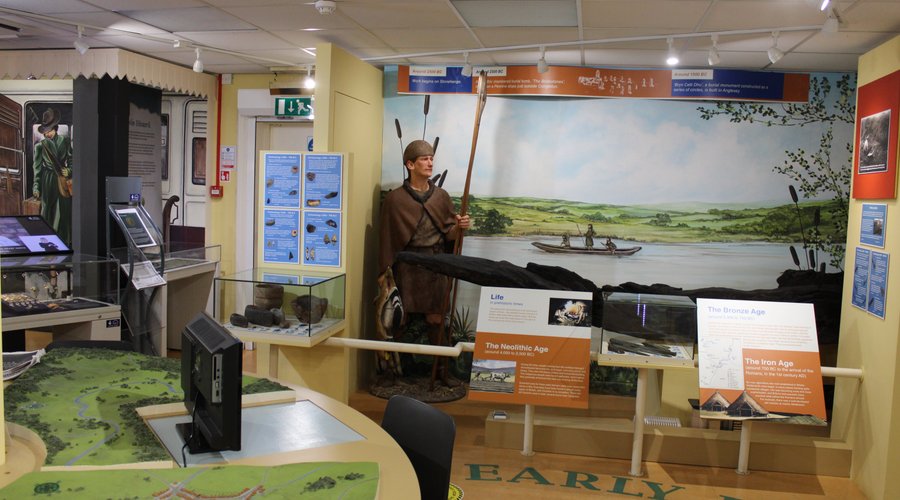 Pre-historic section in the Main Exhibition