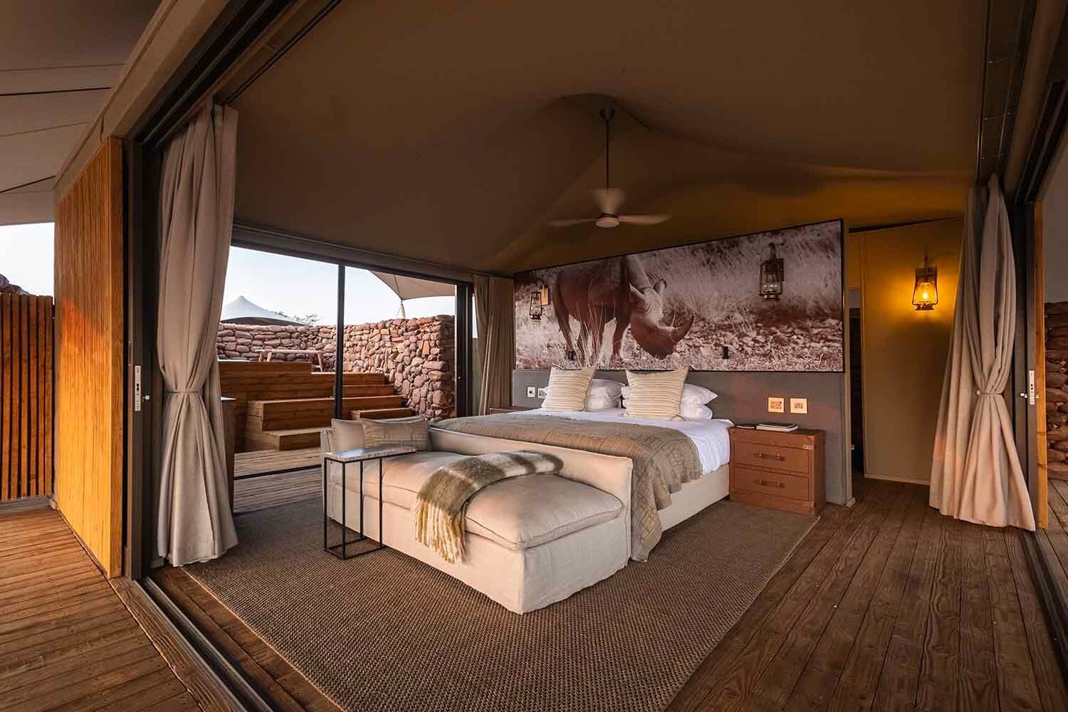 Desert Rhino Camp by null