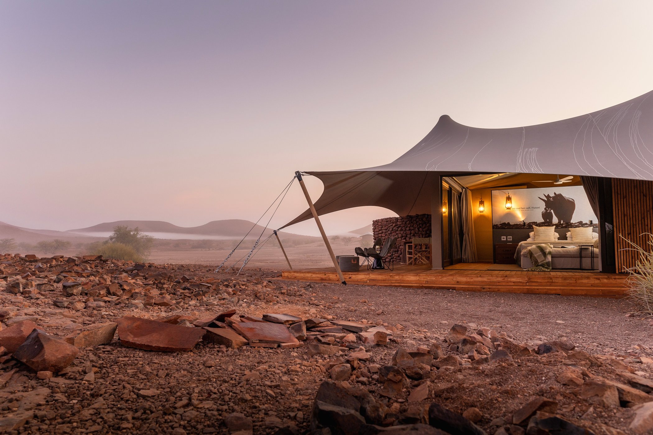 Desert Rhino Camp by null