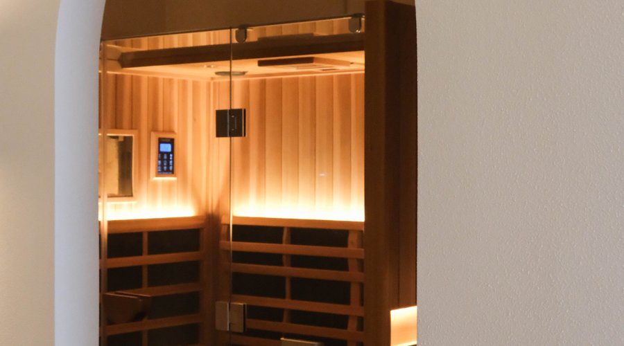 Relax, recover and rejuvenate with our state of the art Western Red Cedar, Full spectrum Infrared Sauna. Each suite includes shower facilities, entertainment system with built in bluetooth allowing you to escape into full relaxation 