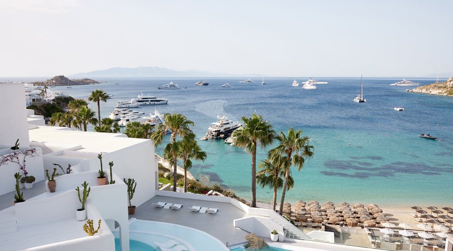 Mykonos Blu panoramic hotel view