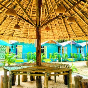 Bamboo eating places 