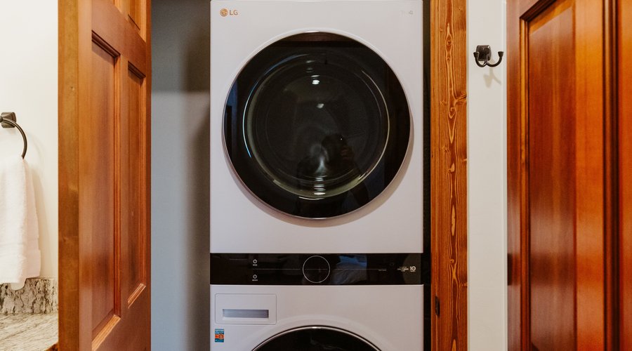 In-room washer and dryer included in your stay. 