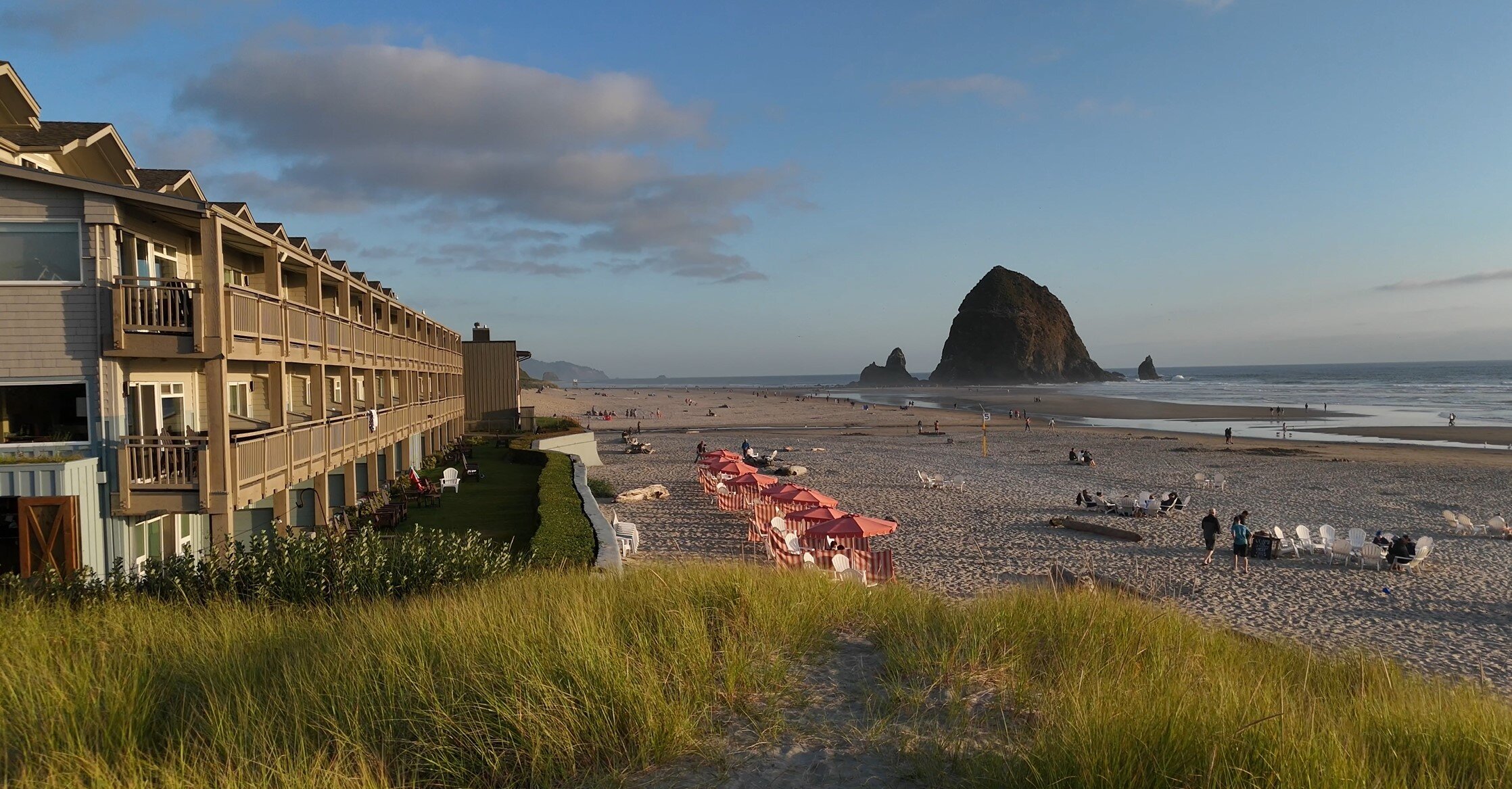 Haystack Rock hot in Half-Moon Light