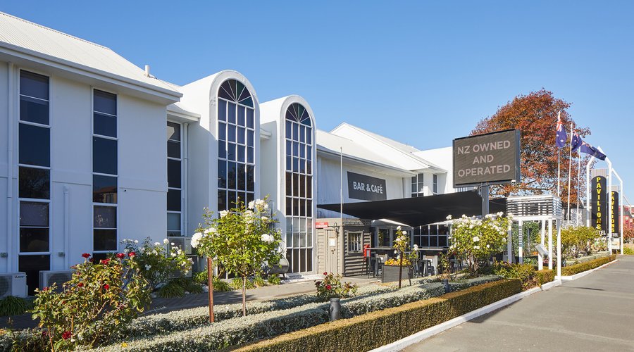Side view of Hotel frontage