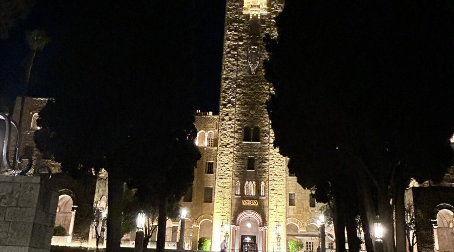 As seen at night