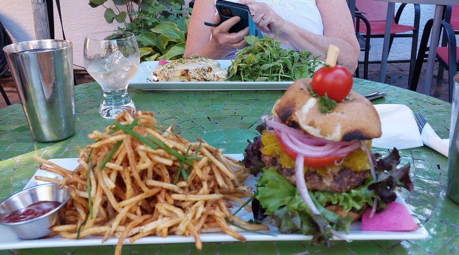 now that's a burger!