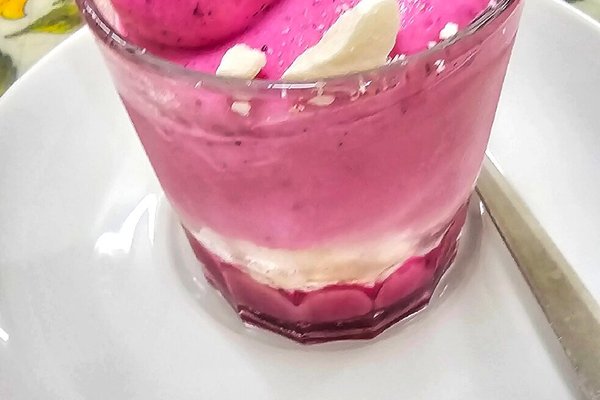 Crema de mascarpone con frutas