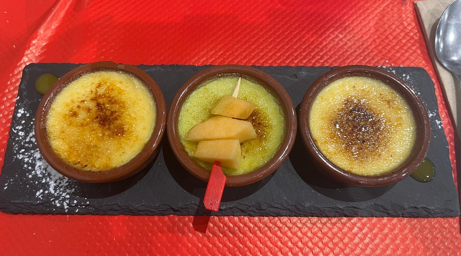 Trilogie van crème brulee
