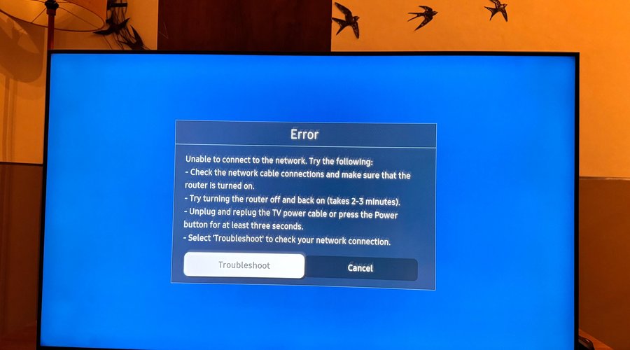 Not connected Internet