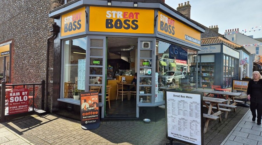Front of Cafe