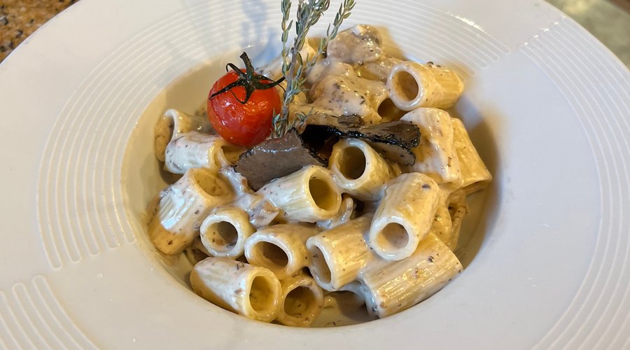 Rigatonis crème de truffes 