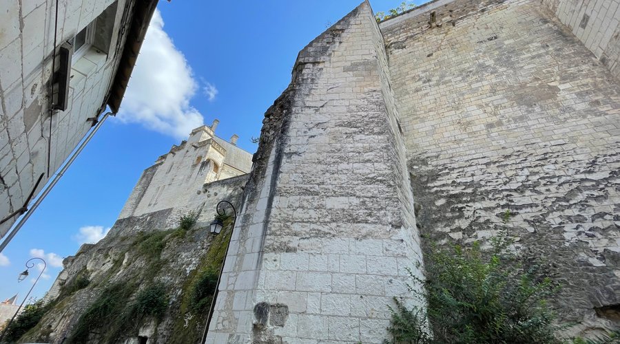 The Royal City of Loches is a medieval citadel, sitting on top of a high, rocky outcrop. It is well-protected by a long stretch of 12th century ramparts, fortified walls, and towers, much of which is still intact. 
