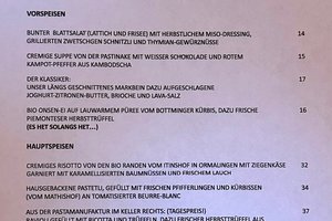 Speisekarte