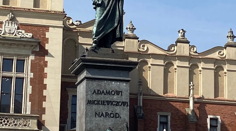 Adam Mickiewicz - Polish national poet. 