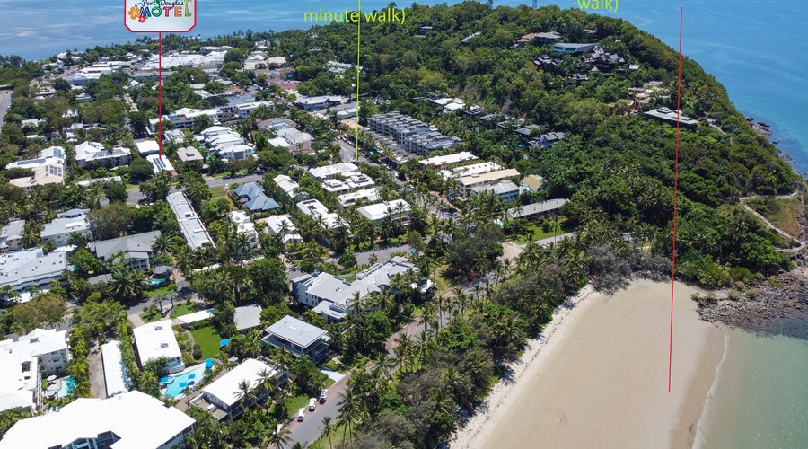 Centrally located close to Macrossan Street and the only Patrolled area of Four Mile Beach.