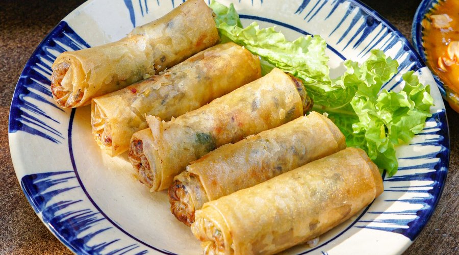 Fried spring roll - Cha gio - Thia Go - Muslim-friendly