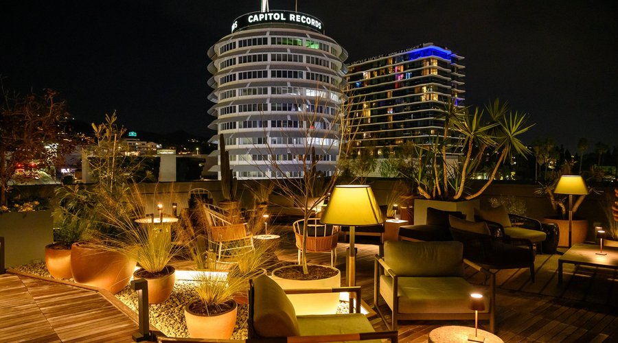 The Aster in the heart of West Hollywood. Enjoy iconic views from our rooftop restaurant. 