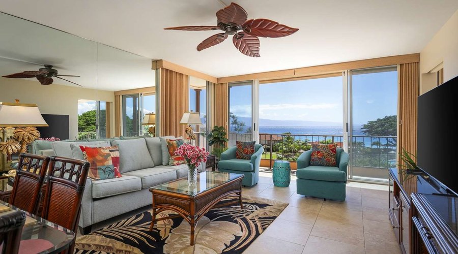 Aston Maui Kaanapali Villas - 1-Bedroom Ocean View Premium Living Area