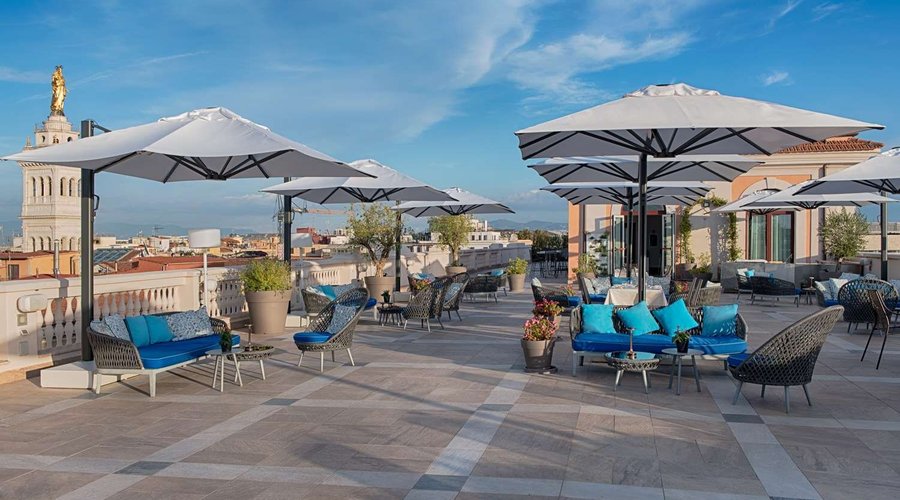 NH Collection Palazzo Cinquecento Hotel Facilities Terrace Day Atmosphere