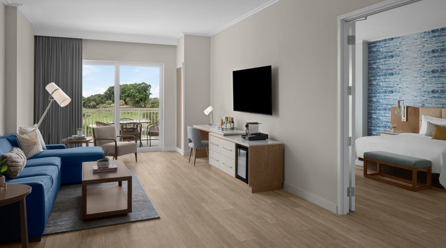 Living Room in Suite