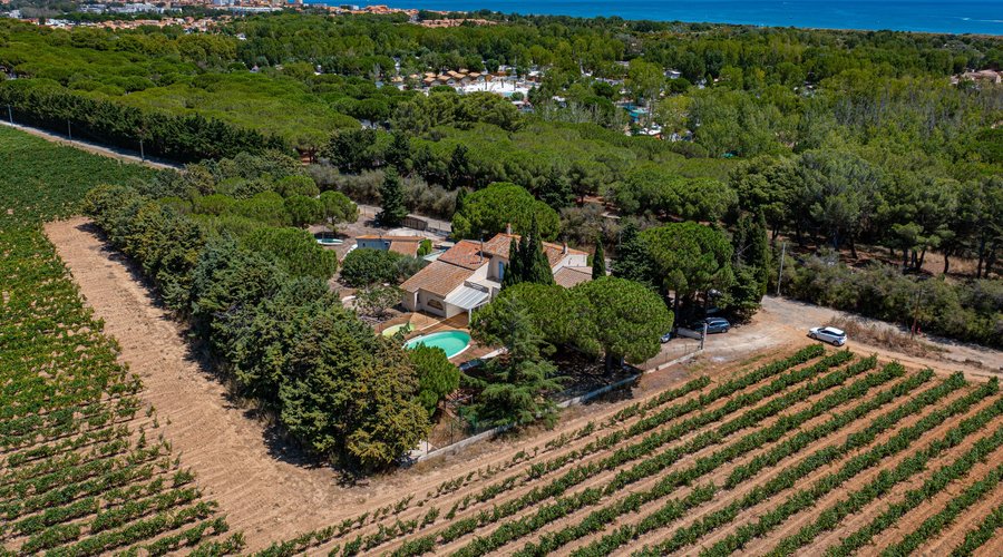 Vue générale du Domaine La Yole Wine Resort