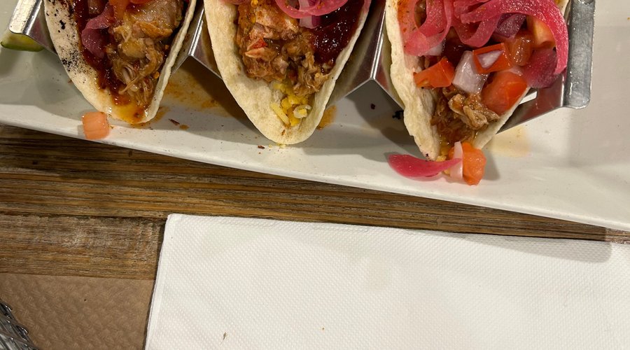 Tacos de pulled pork