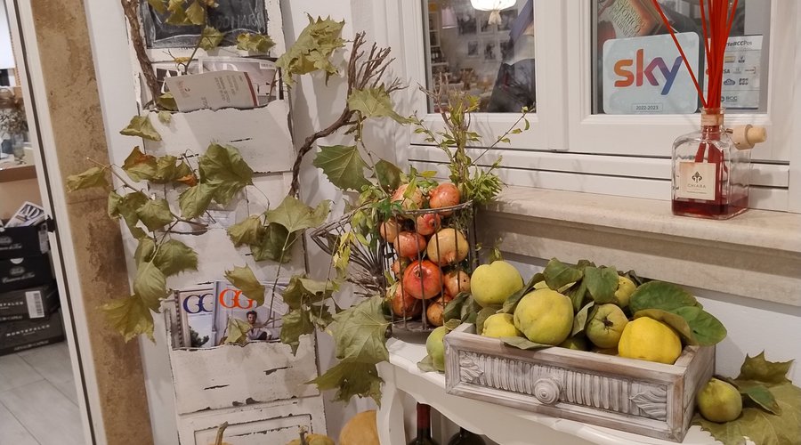 Allestimento ...🍊👠😋