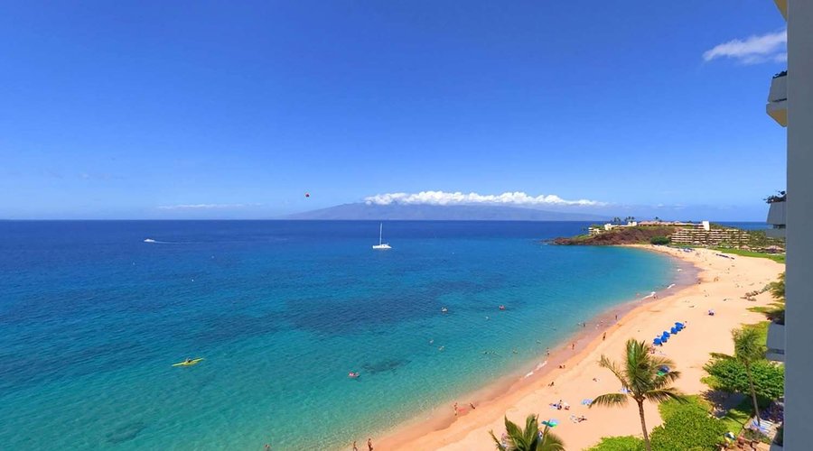 Aston at The Whaler on Kaanapali Beach Bedroom Oceanfront View x