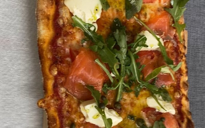 Salmon Pizza 🍕 