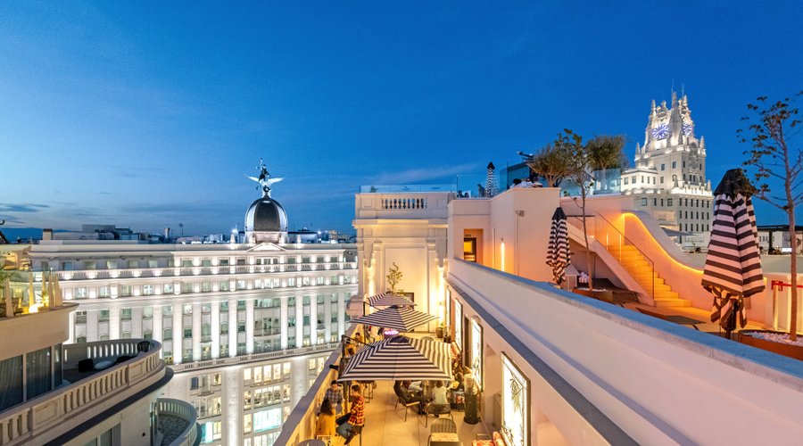 Pestana CR Gran Via Madrid Exterior Rooftop