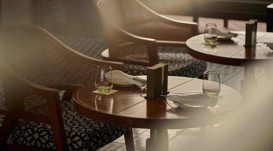 Every hour is social hour at Spago Bar & Lounge, an elegant, convivial space reminiscent of a colonial-style home.