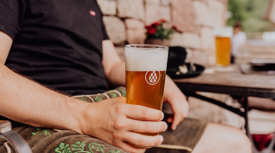 unser hausgebrautes Martinsbräu 