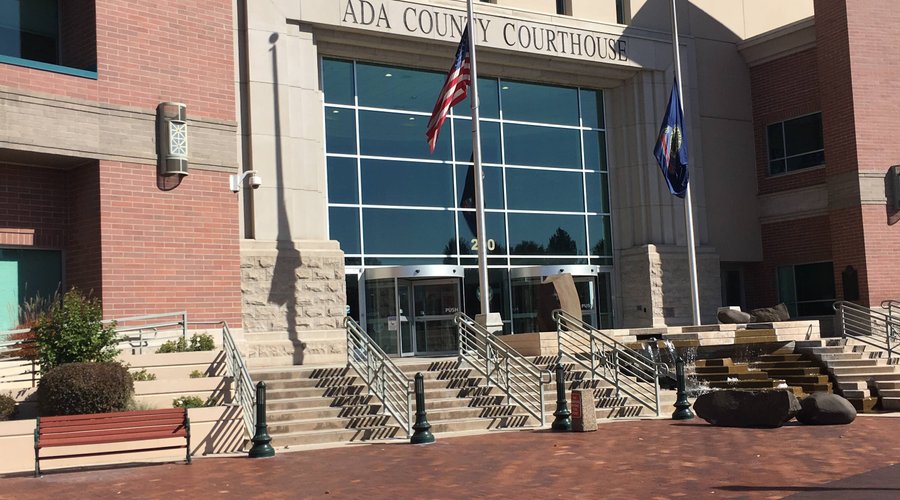 Ada County Courthouse exterior, Boise, Idaho.