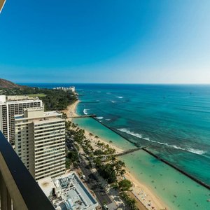 Aston Waikiki Beach Tower - 2 Bedroom Oceanfront Premium Lanai