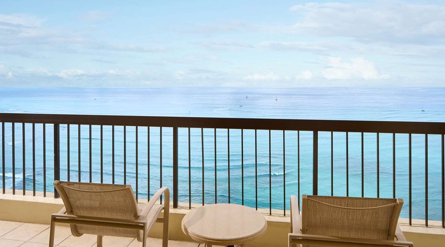 Aston-Waikiki-Beach-Tower - 2  Bedroom Penthouse Balcony