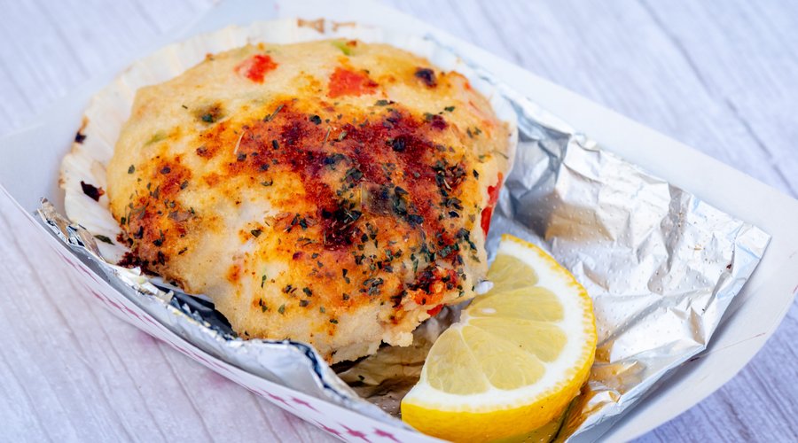 Double stuffed scallop