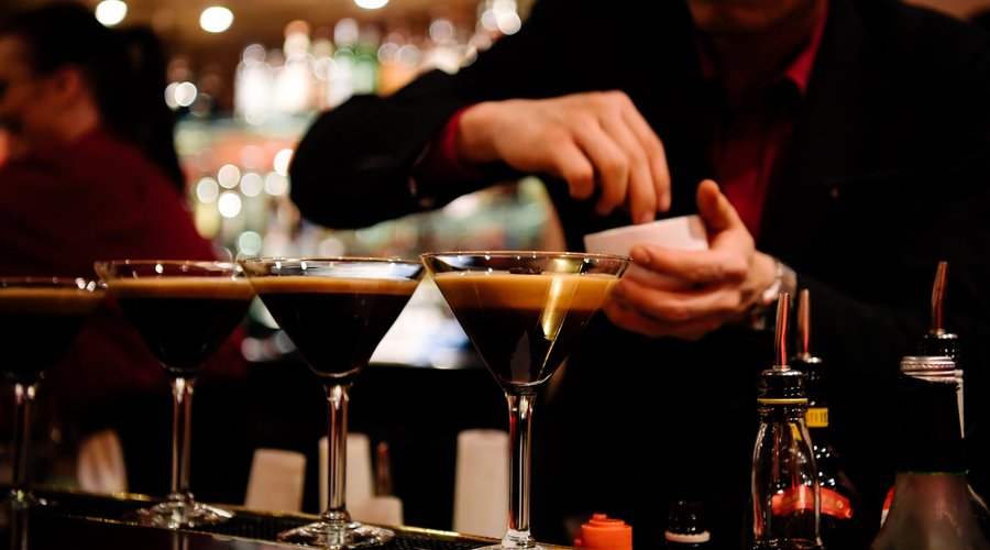 Espresso Martini Cocktails served at The Atrium Lounge