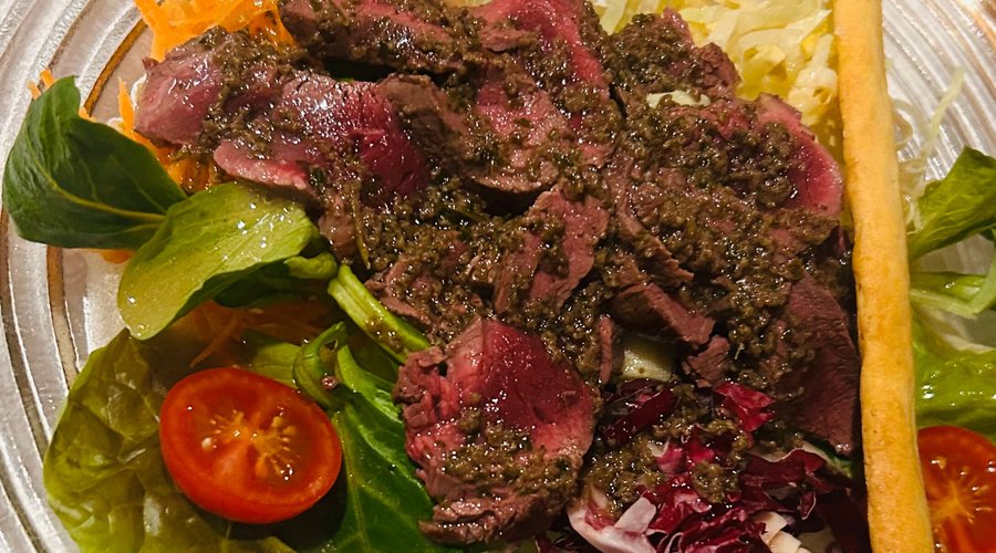 Insalata tiepida di cervo