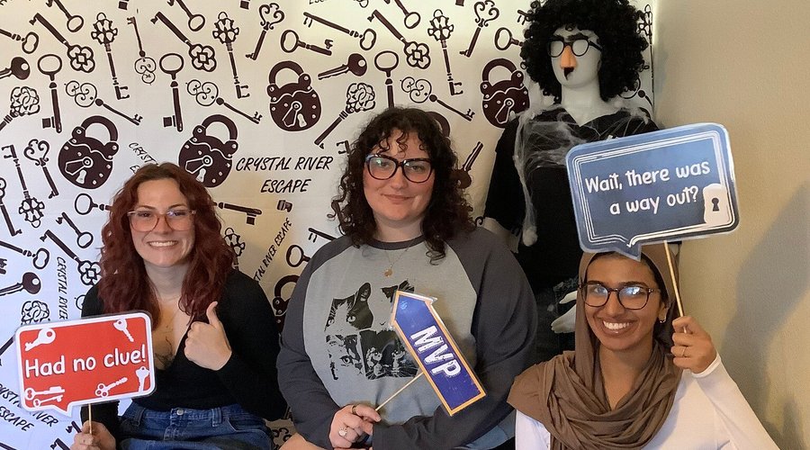 People come from all over to enjoy our escape games.