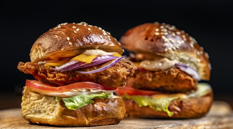 Double Small Chicken Burger