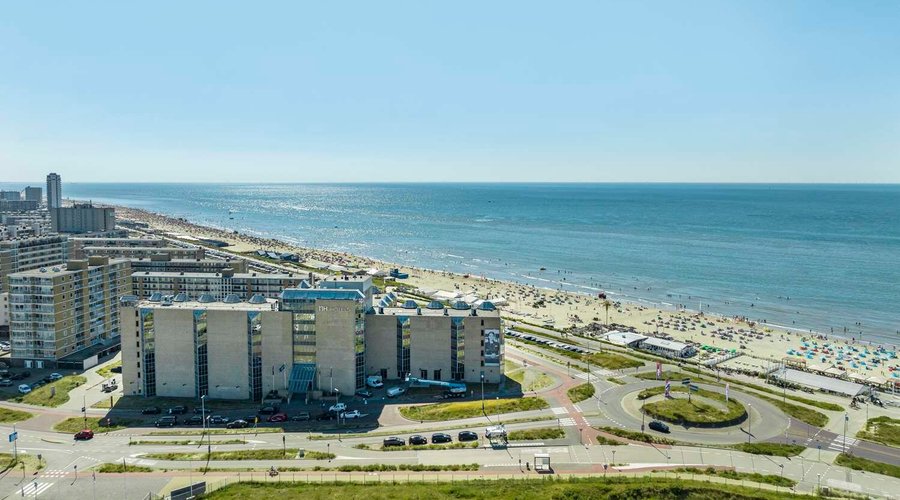 NH Zandvoort Facade Aerial Beach view daylight x