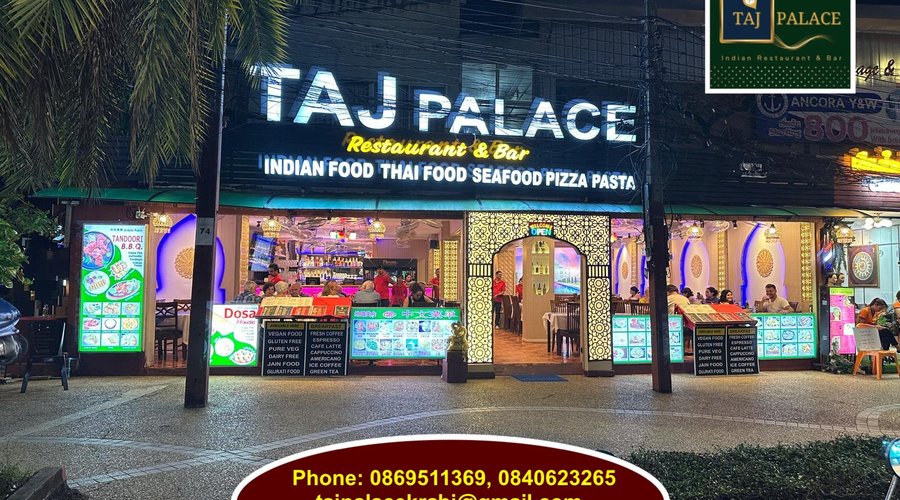 NEW LOOKS OF TAJ PALACE SIGN