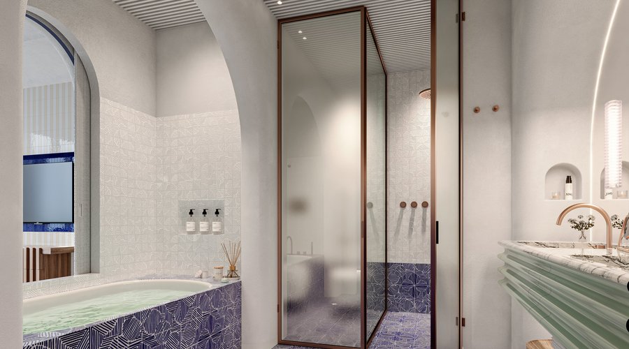 Suite Terrace Pool Side Bathroom