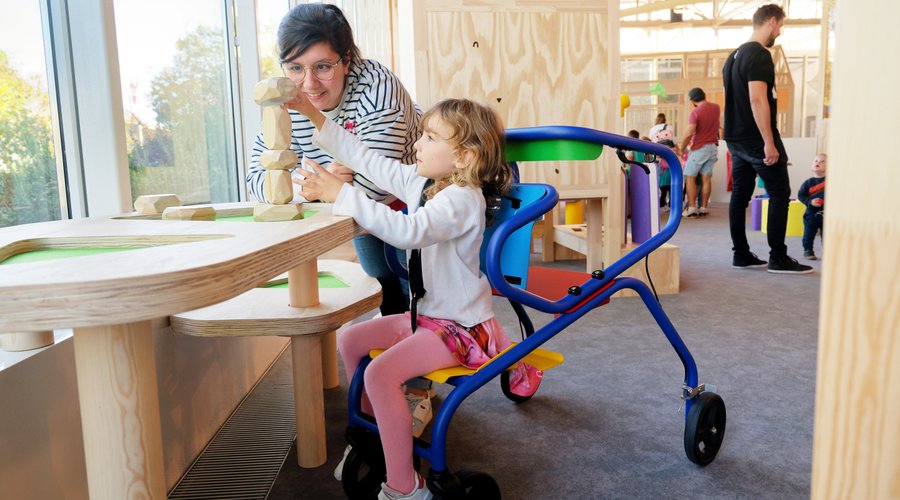 Le Petit Quartier, espace d'exposition dédié au mouvement pour les 3 à 6 ans