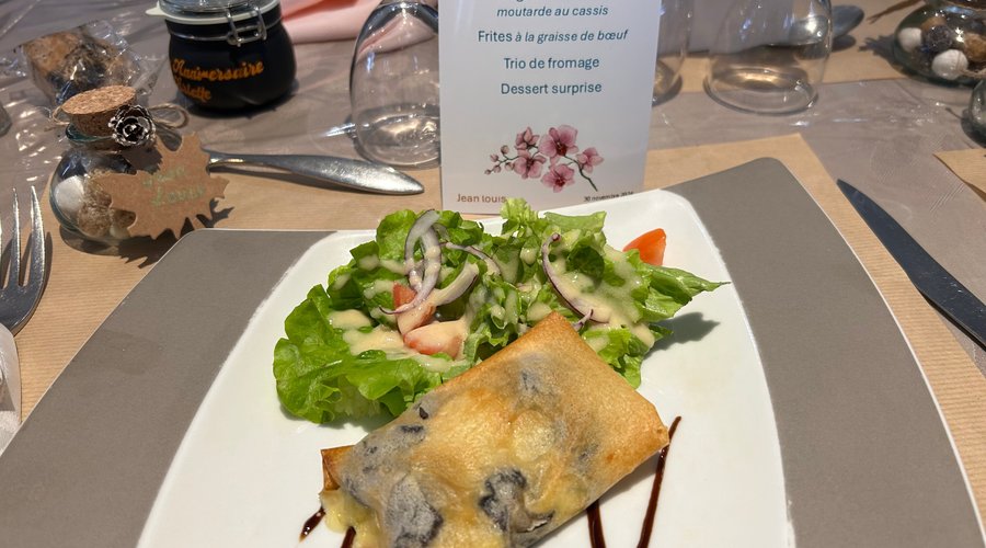 Croustillant chaud d'escargots à l'époisses